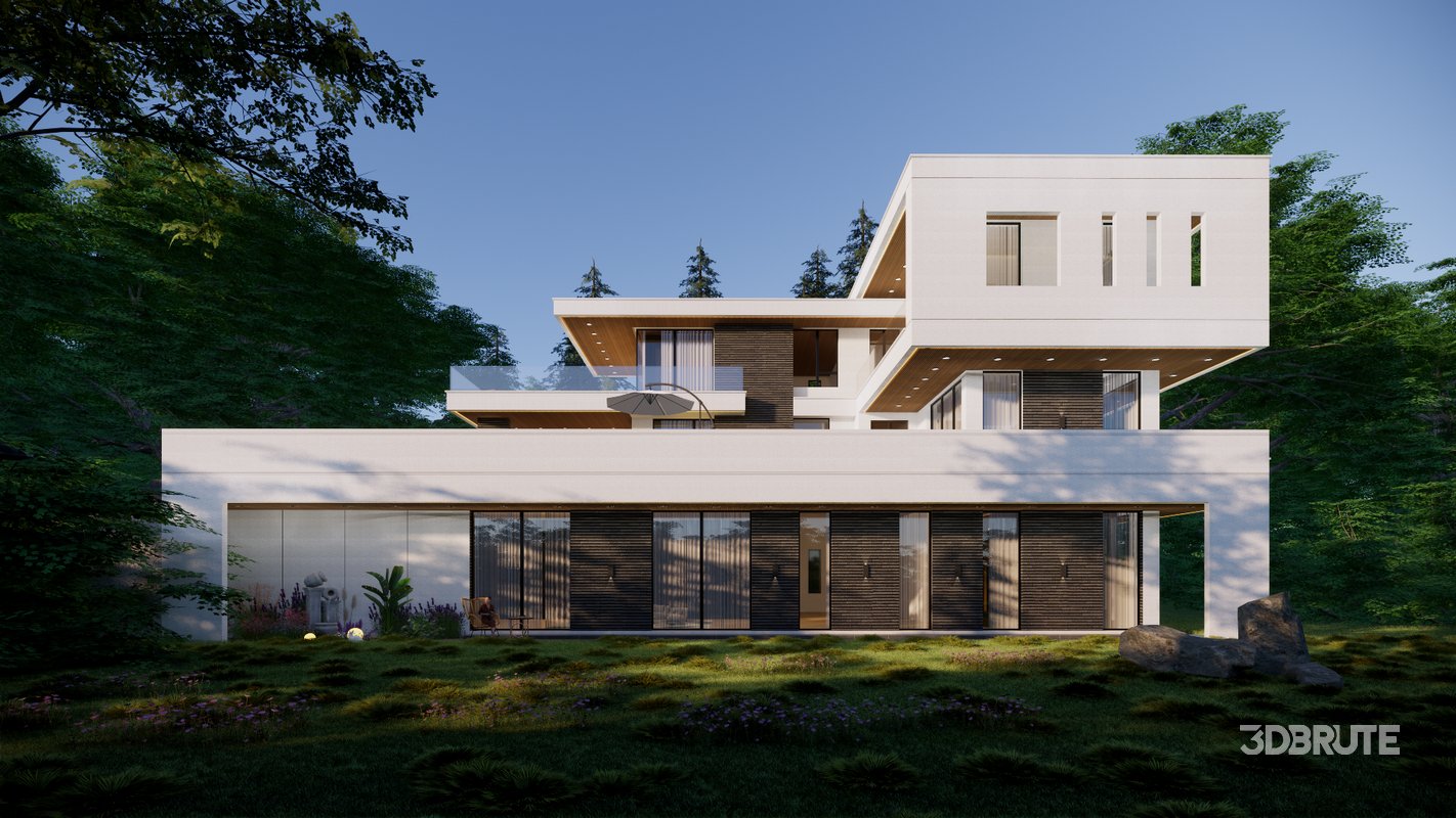 Modern three-story house Image 2