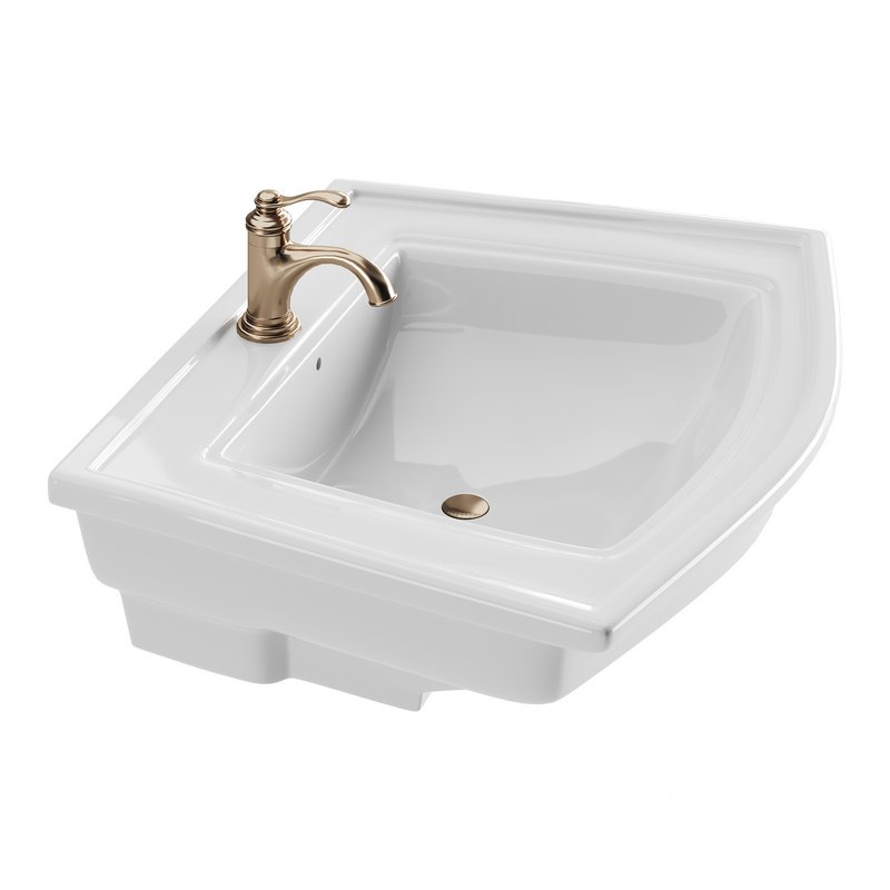 Florence Wall Mount Bathroom Vessel Sink Image 10