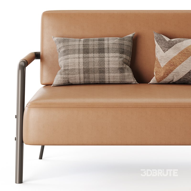 Casual Solid Color Living Room Loveseat in Grey Image 9