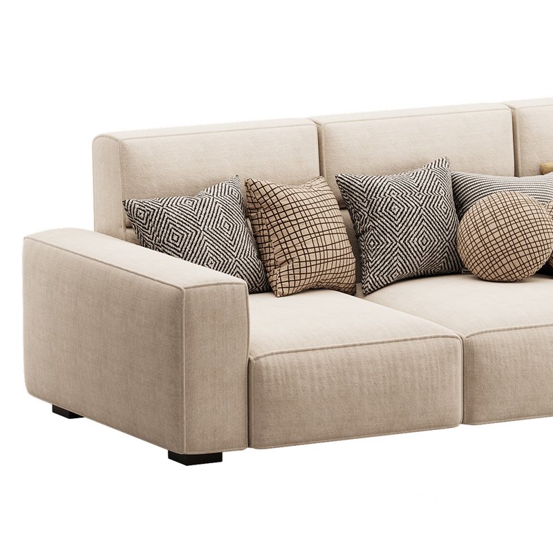 Beige Standard Sofa Image 5