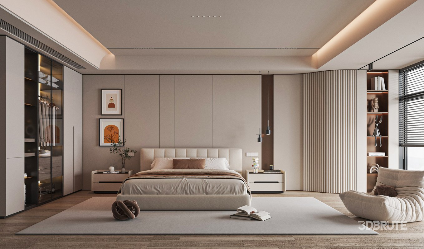 Modern bedroom Image 1