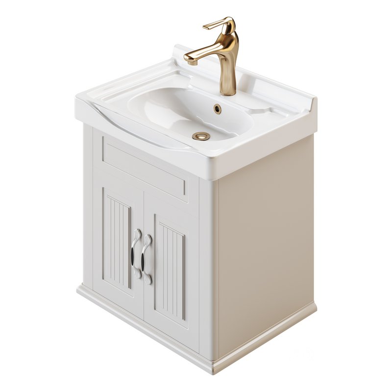 Adeline Large Wall Mounted Cabinet Vanity Bathroom Sink Image 11