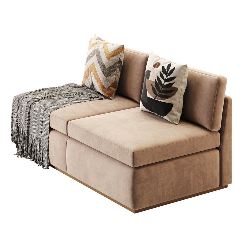 Haase Armless Sofa Image 11