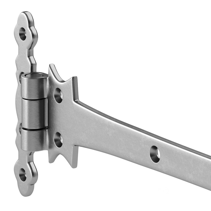 Black Wrought Iron Strap Image 12