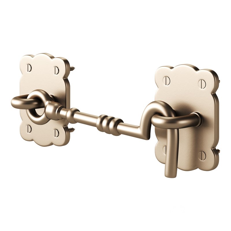 Black Door Latch Lock Image 12