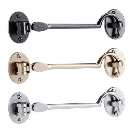 Oil Rubbed Bronze Finish Solid Brass Swivel Pivot Style Cabin Eyelet Latches