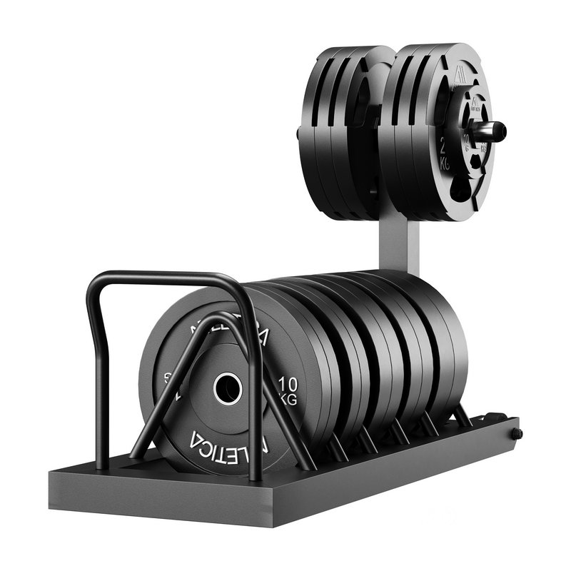 Tusker mobile weight plate rack Image 11