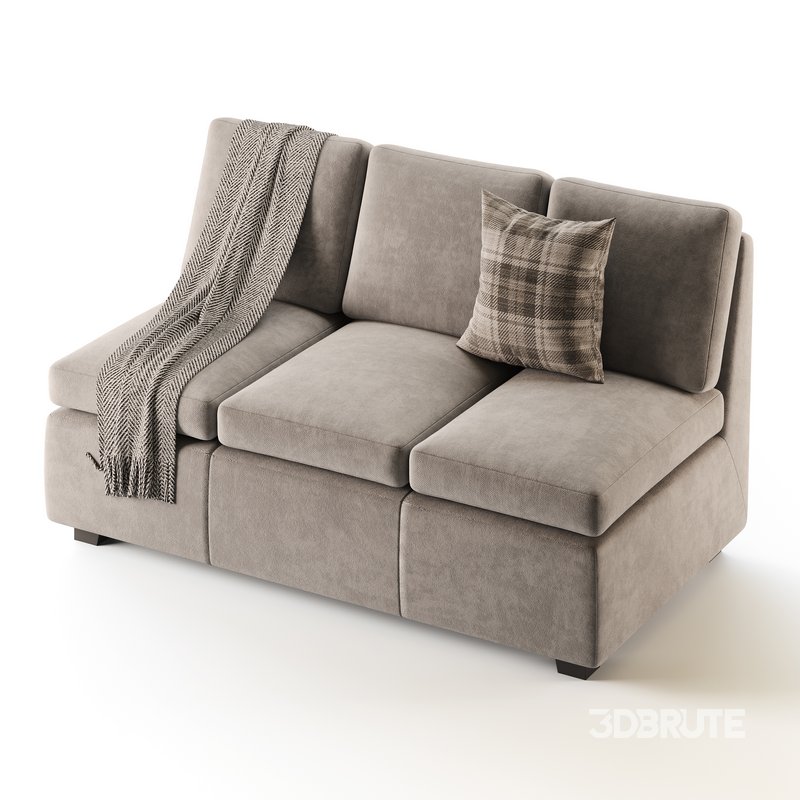 Profiles Armless Sofa Image 11