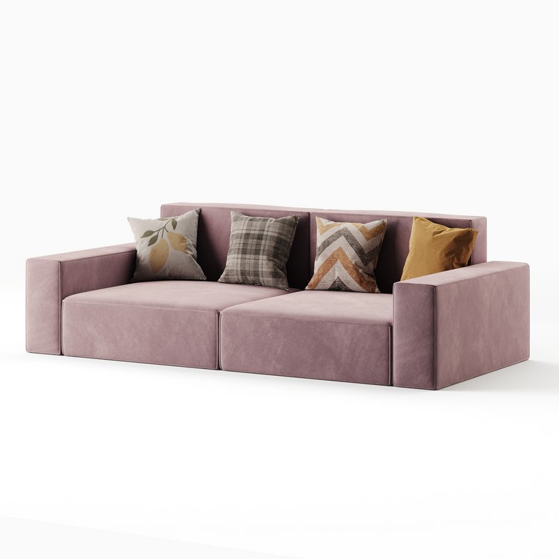 Living Spaces Use Sofa Couch in Grey Image 11