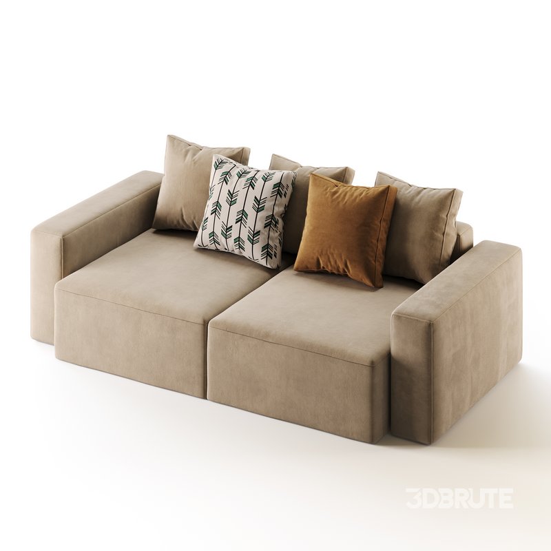 Vincent Navy Blue Retractable Sofa Image 10