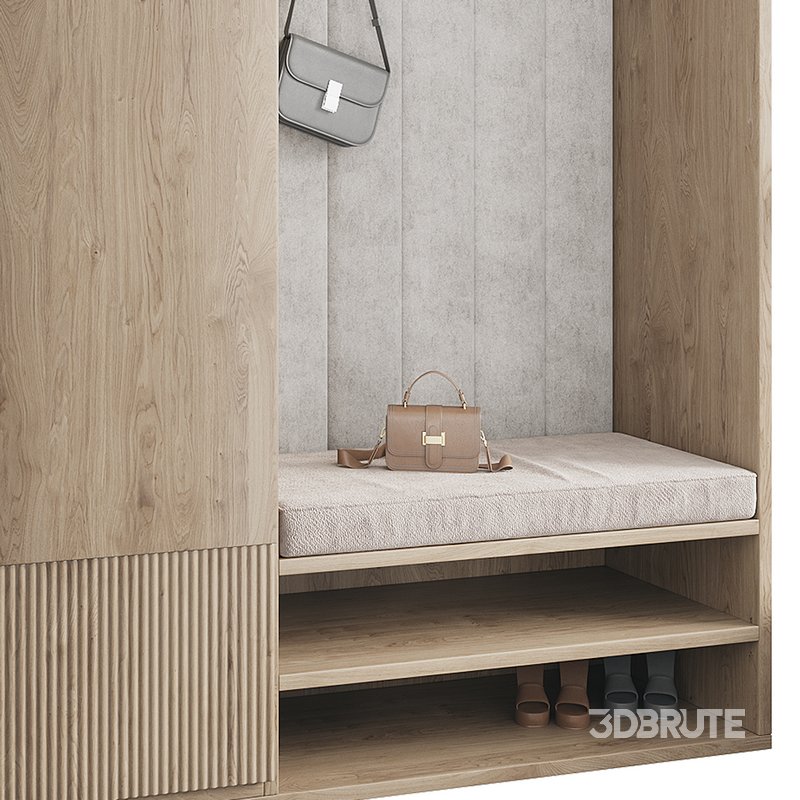 Hallway area with a minimalistic hanger 2 Image 13