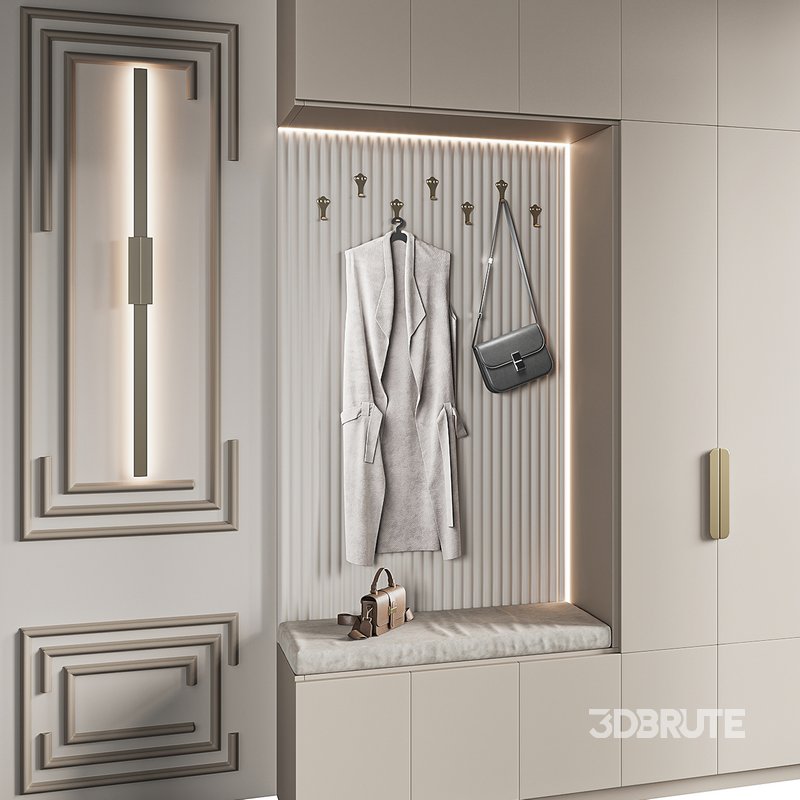 Hallway area with a minimalistic hanger 4 Image 13