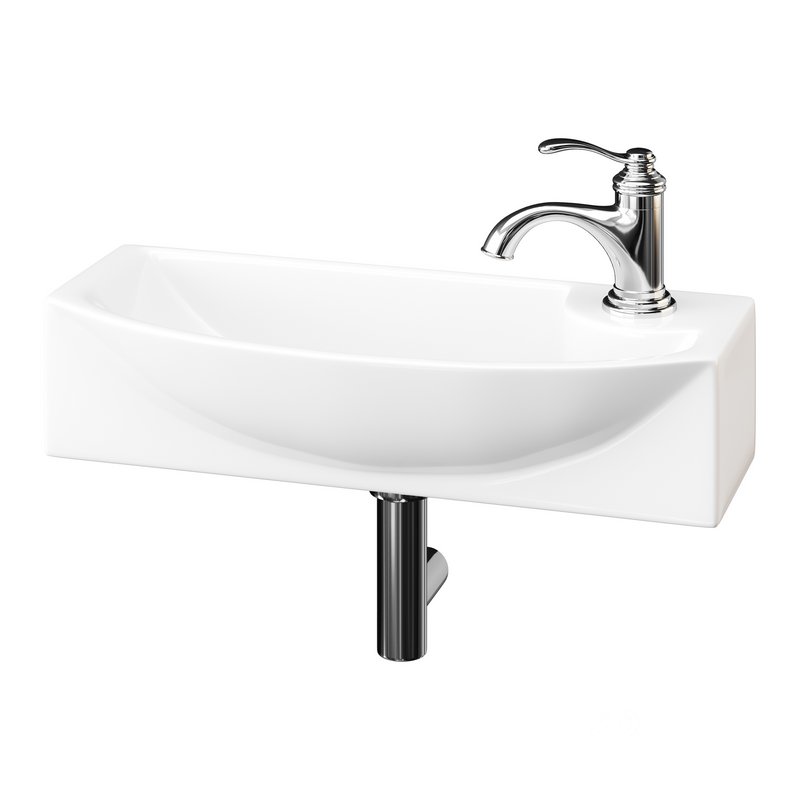 Small Wall Mount Bathroom Vessel Sink Image 13