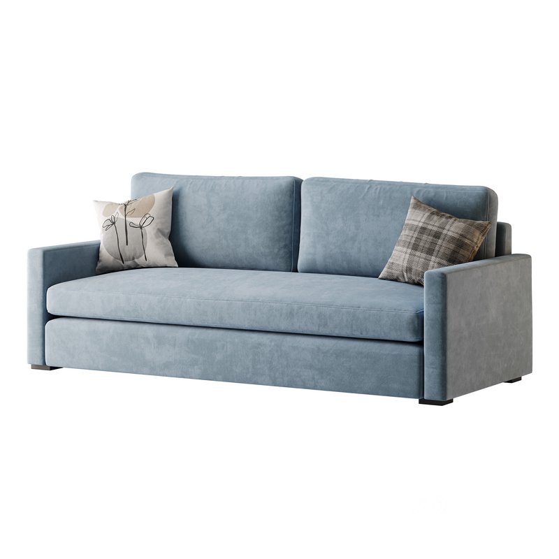 Benjara 86 Inch Fabric Upholstered Sofa Image 13