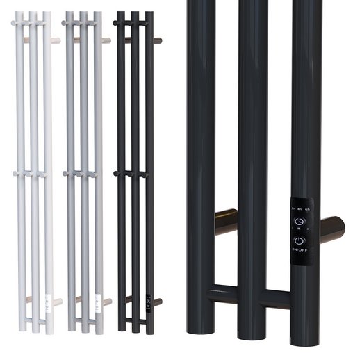 Electric heated towel rail EWRIKA Penelope X3 120 black