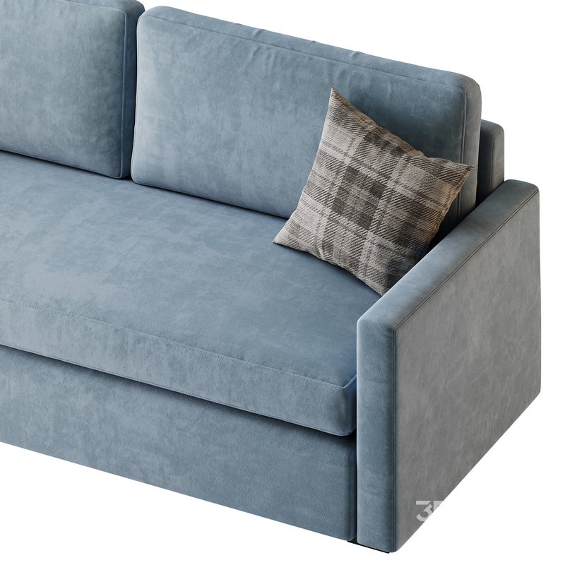 Benjara 86 Inch Fabric Upholstered Sofa Image 16