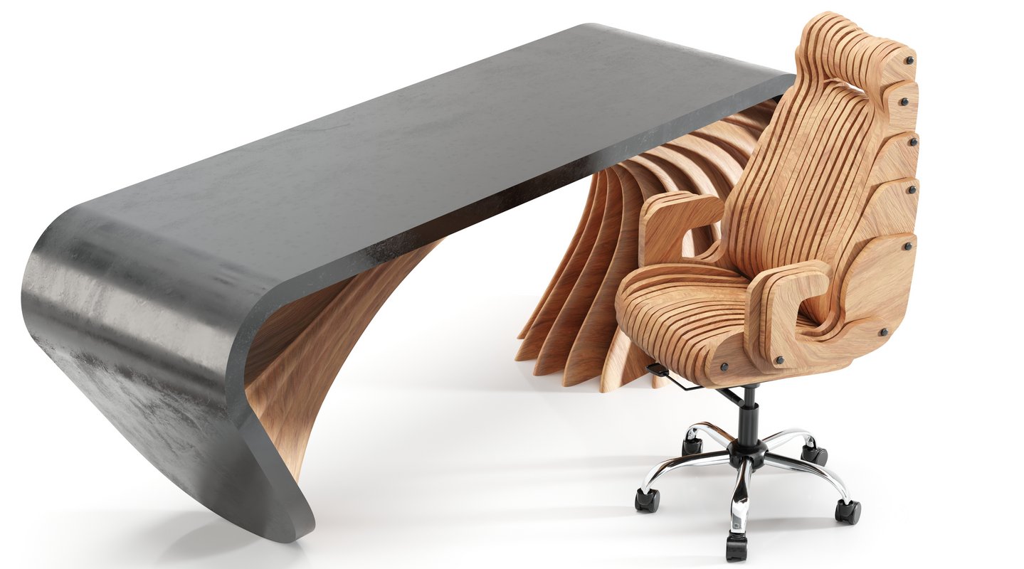 Parametric Office Furniture Set Image 3