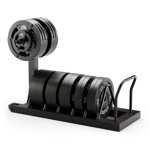 Tusker mobile weight plate rack