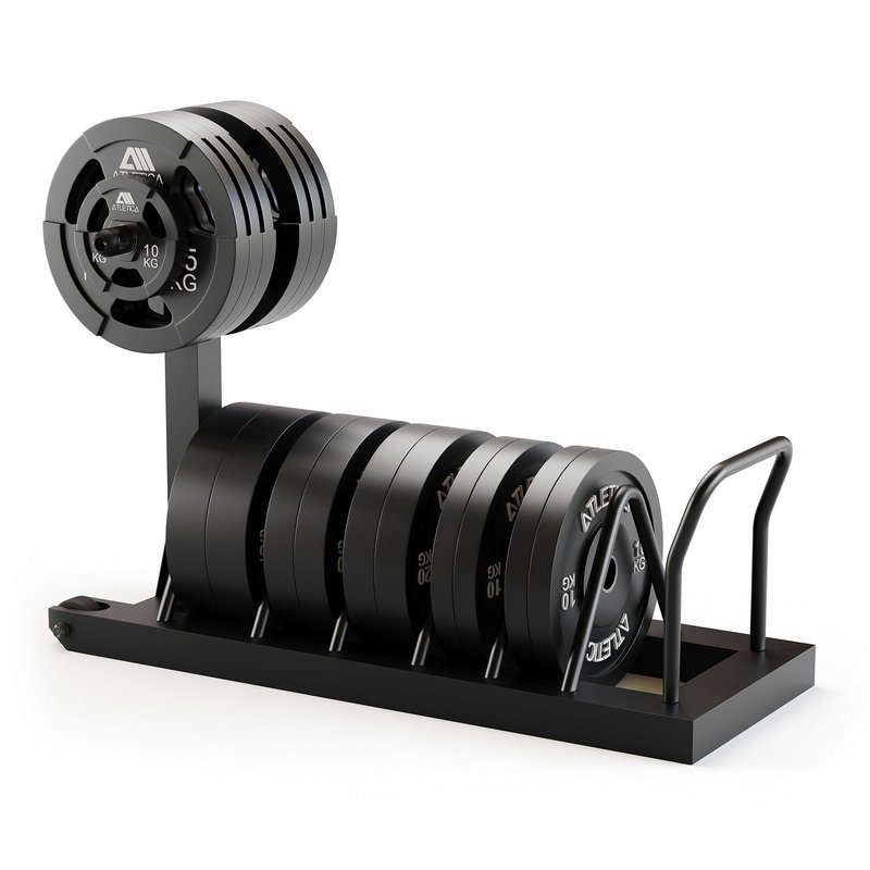 Tusker mobile weight plate rack Image 1