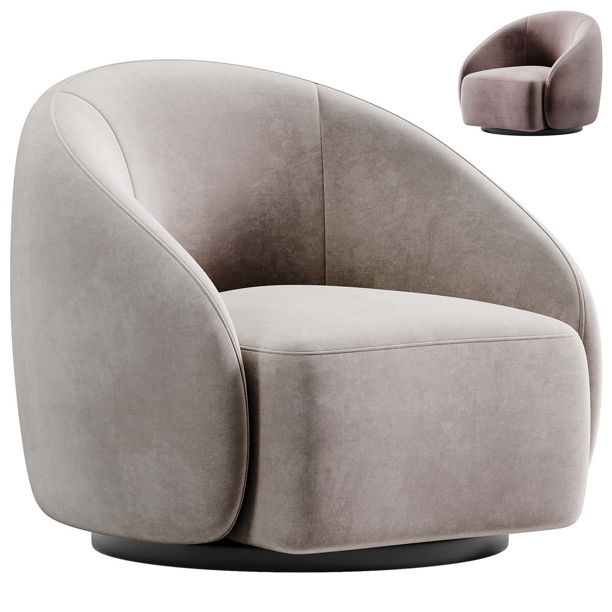 SWIVEL CHAIR AMORE Image 1