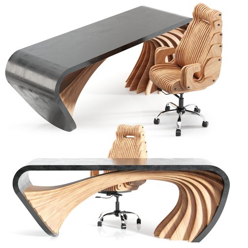 Parametric Office Furniture Set