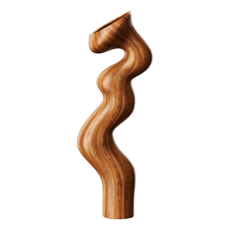 Wooden Vase Image 6