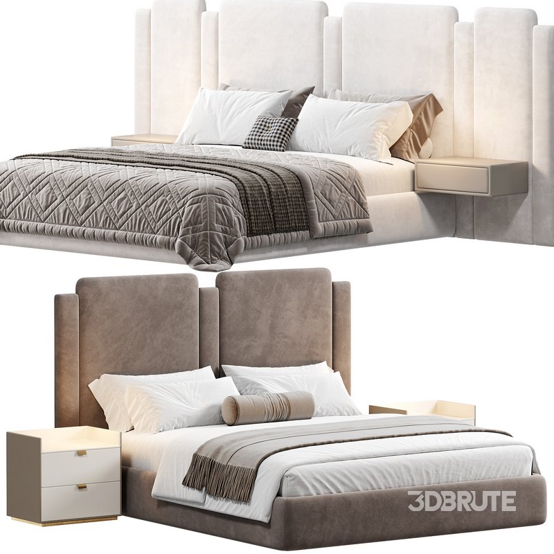 Soft wall panels Palace Bed by wallandwall Image 3