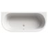 Acrylic bathtub Cezares Metauro wall W37 180×80 cm oval with frame - Thumbnail 2