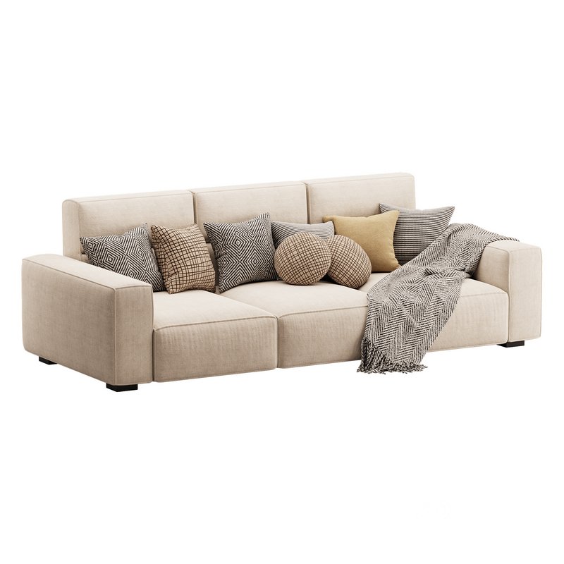 Beige Standard Sofa Image 10
