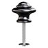 Wrought Iron Cabinet Knob Black Round - Thumbnail 2
