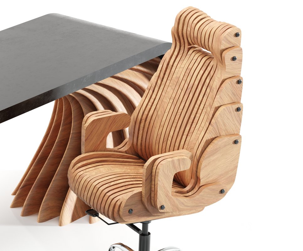 Parametric Office Furniture Set Image 4