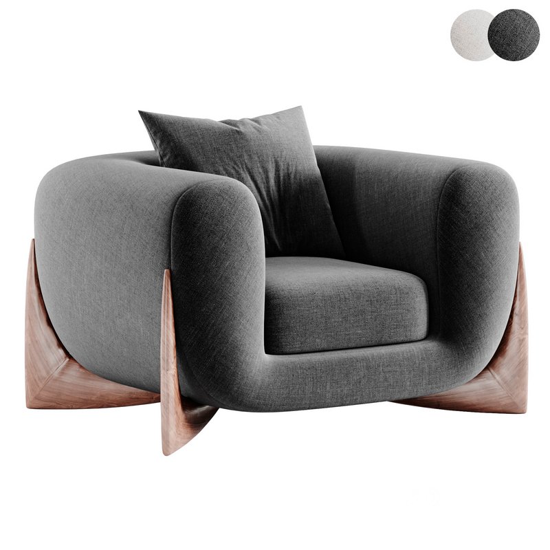 Softbay Armchair By Porada Image 3