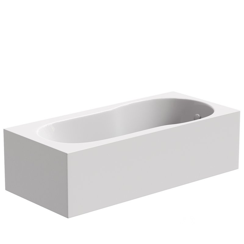 Acrylic bathtub AM PM X Joy W88A 150×70 cm with frame Image 2