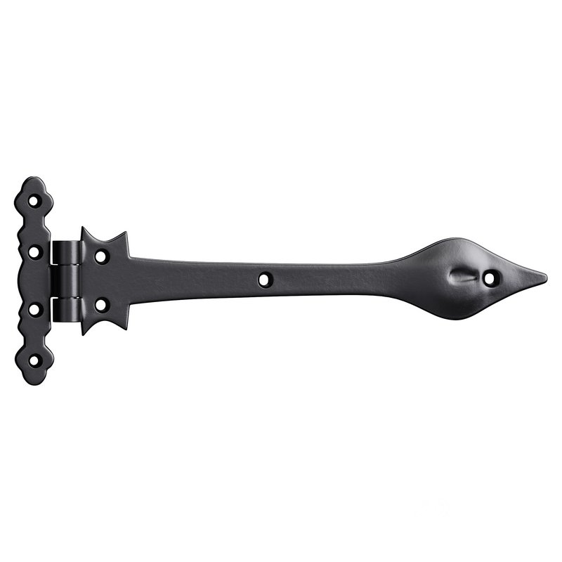 Black Wrought Iron Strap Image 3