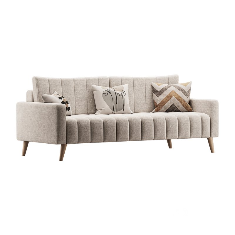 Sofa Markful Velvet Grey Image 4