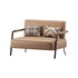 Casual Solid Color Living Room Loveseat in Grey - Thumbnail 3