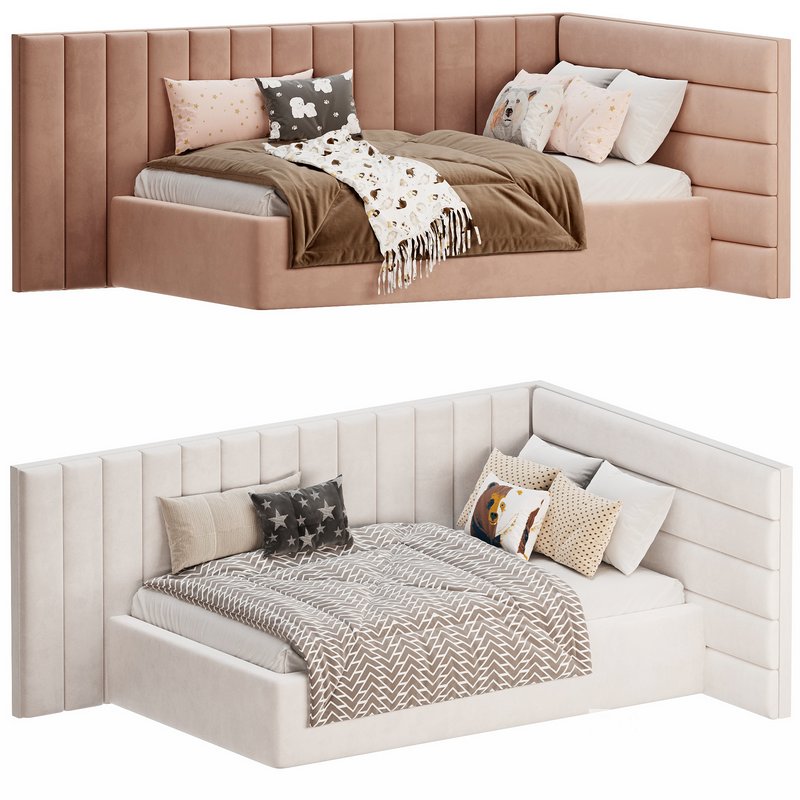 Corner bed Bonpari kids Image 2