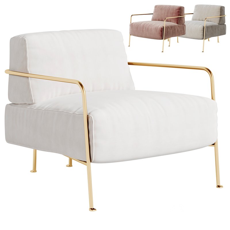 Name Bruxelles Armchair By Baxter Image 2