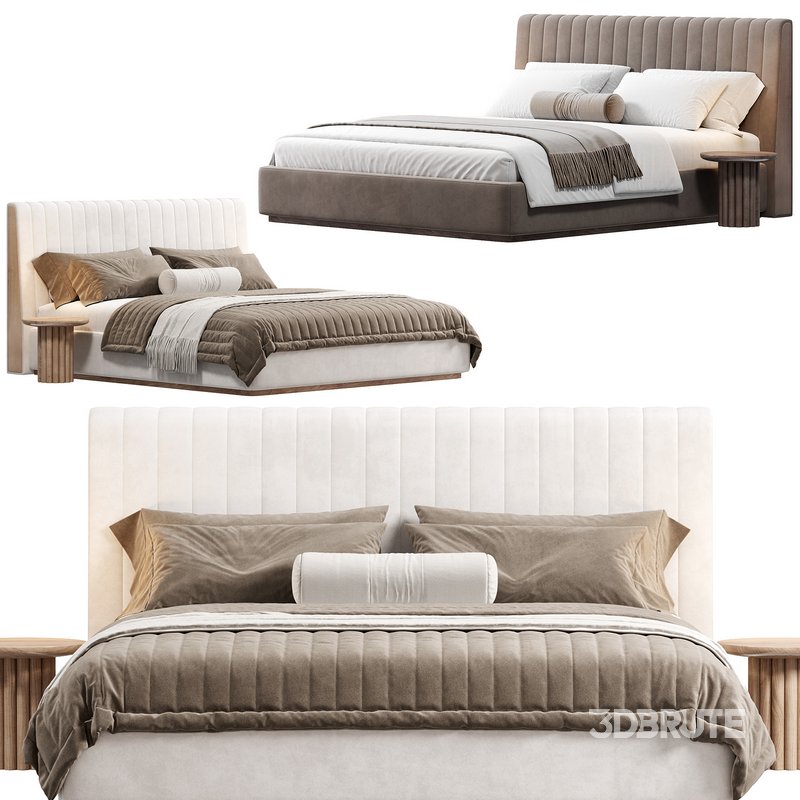 HARRY BED By Berlin camel Image 2