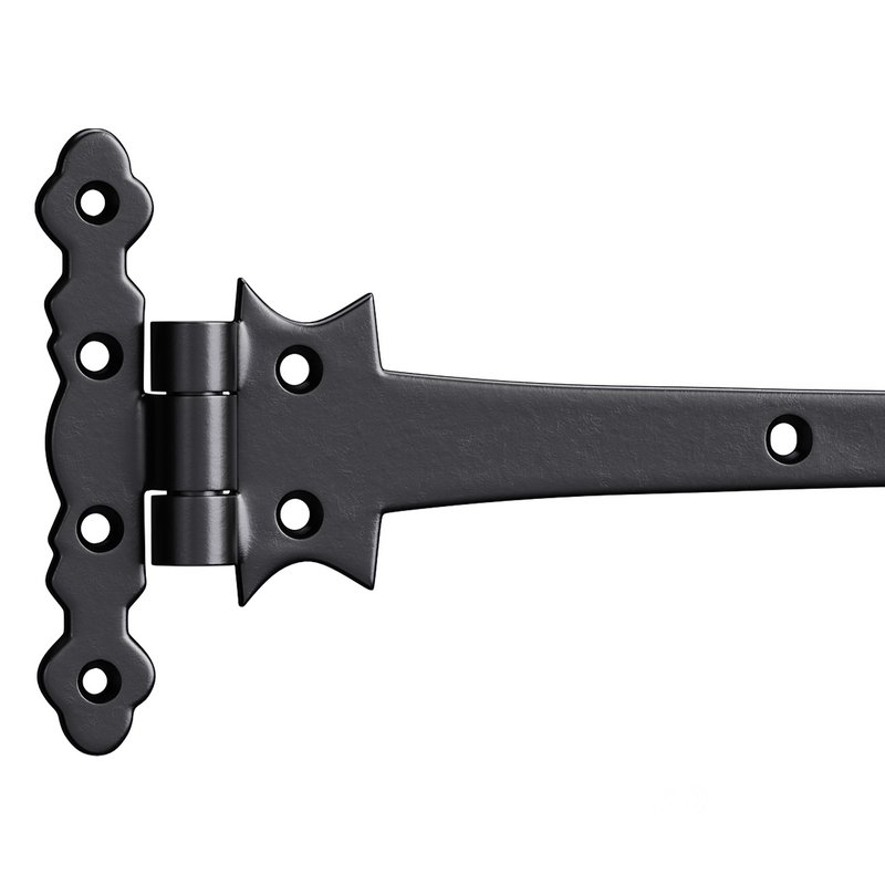 Black Wrought Iron Strap Image 4