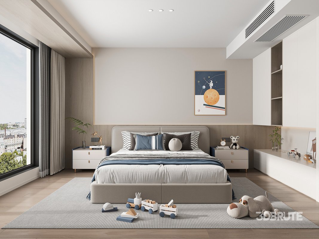 Modern bedroom Image 1