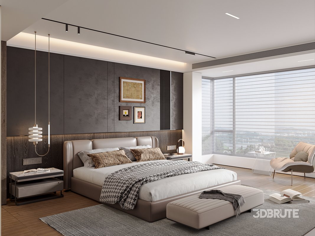 Modern bedroom Image 1