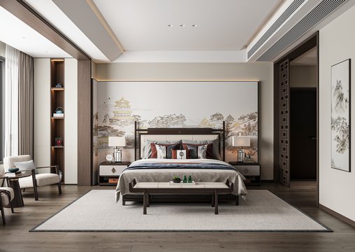 Modern bedroom