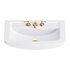 Vega Small Wall Mounted Bathroom Vessel Sink - Thumbnail 3