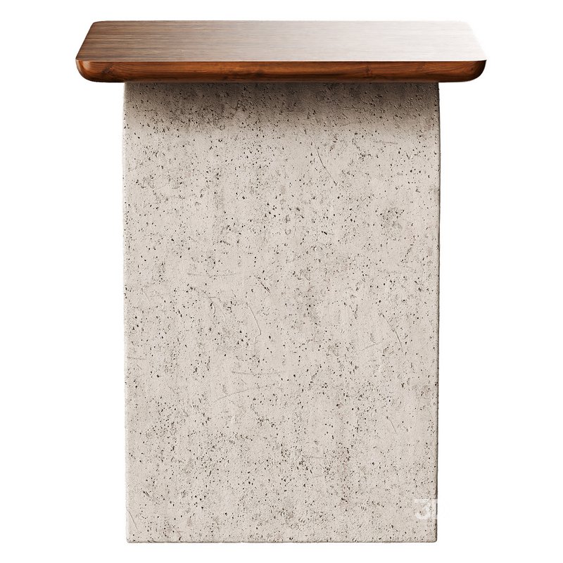 Aspen Sculptural Marble Table Image 4