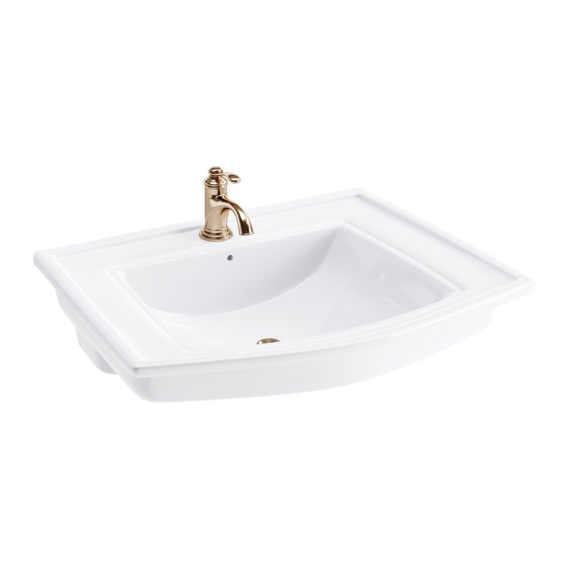 Florence Wall Mount Bathroom Vessel Sink Image 3