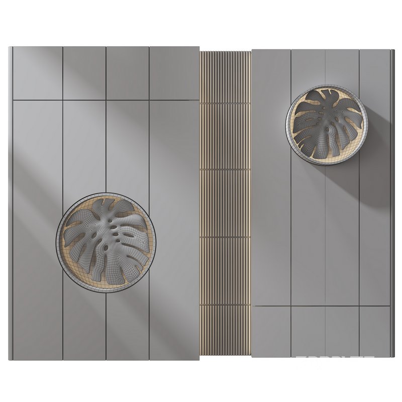 Monstera Wall Panel Decor Image 3