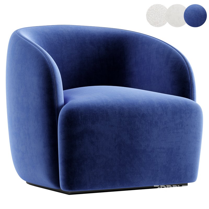 GWYNETH IVORY BOUCLE CHAIR Image 5