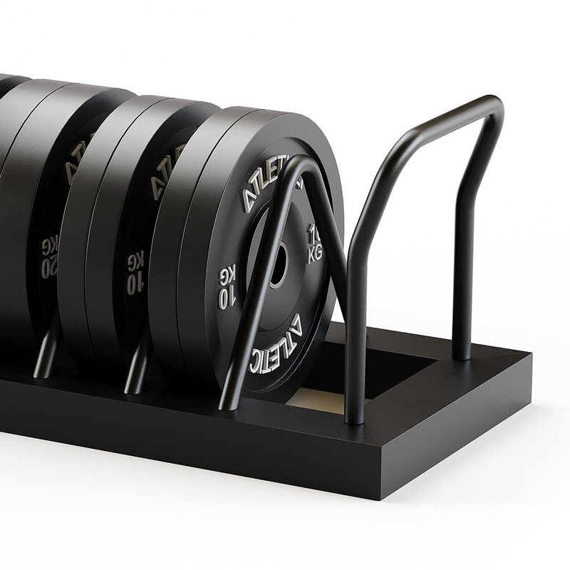 Tusker mobile weight plate rack Image 2