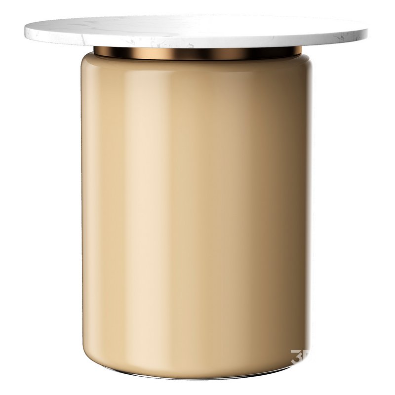 Tall Infinity Glass Side Table Image 2